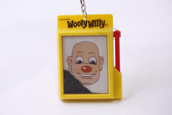 Wooly Willy, Keychain, 1996, Basic Fun, Miniature… - image 2
