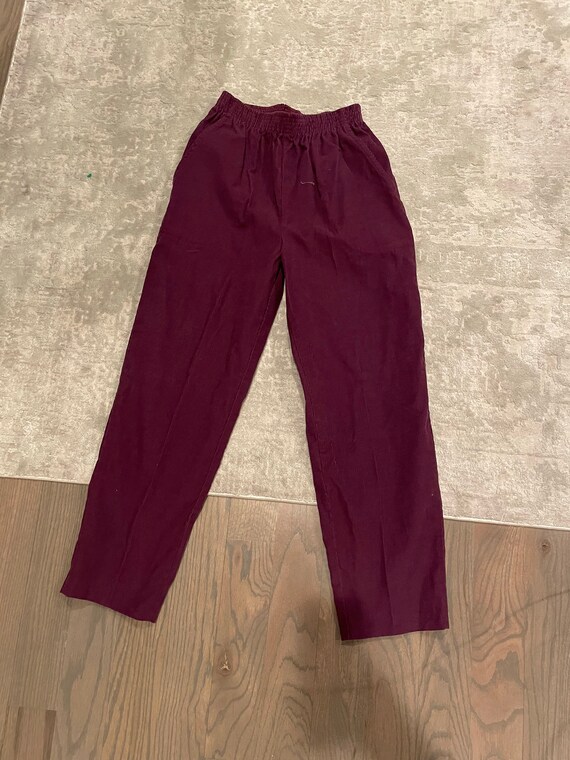 Bend over top pants with pockets