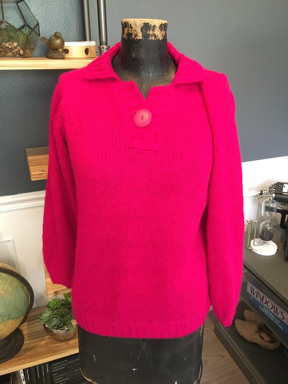 90s Diane Von Furstenberg Red Pink 