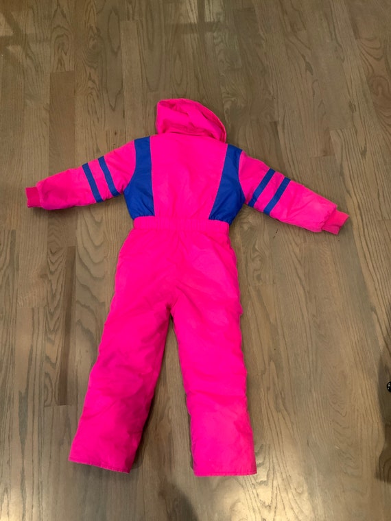 mont-bell 子どもフード付きオーバーオール ピンク　雪遊び　スノーウェア 子ども用フード付きピンクオーバーオール 90 ベビー・キッズ mont-bell