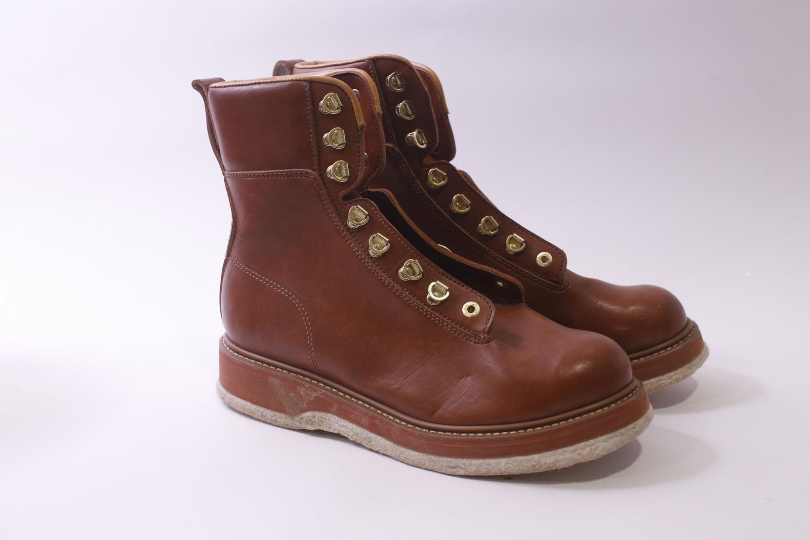 Cabela\'s, Roughneck, Wading Boots, Mens 11.5 - 12.5 Brown Leather, 82106012 e6754b1f-3ddf-4fa5-a858-  main image 3