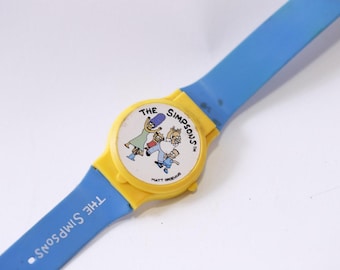 Nelsonic, The Simpsons, Wristwatch, Matt Groening, Digital, Watch, Vintage, Collectible, Gift, ~ 250826-WH 512