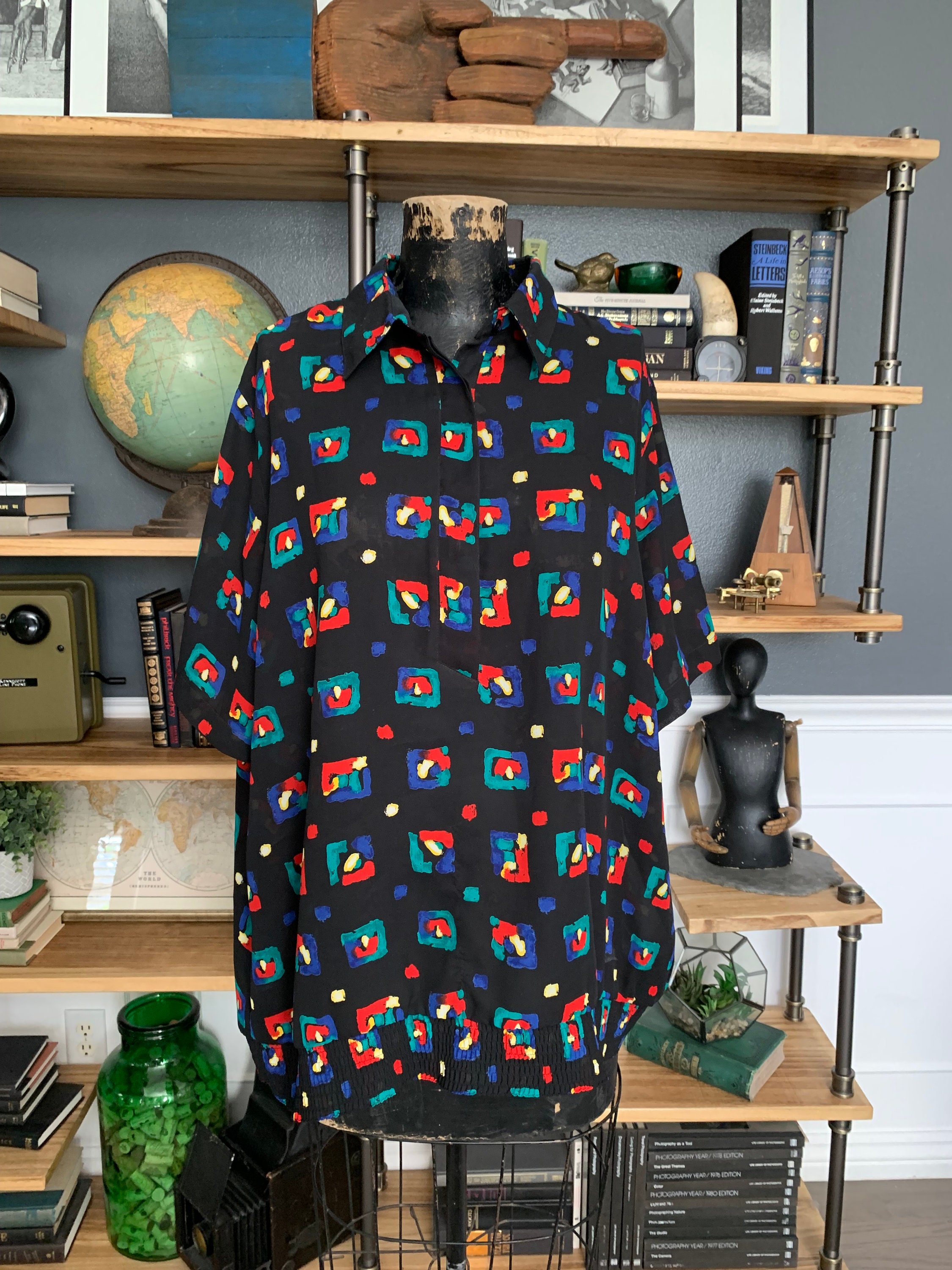 トップス ALFRED DUNNER pullover designed polo Alfred Dunner, Polo Shirt, 40 / 20 W, Pullover, Abstract