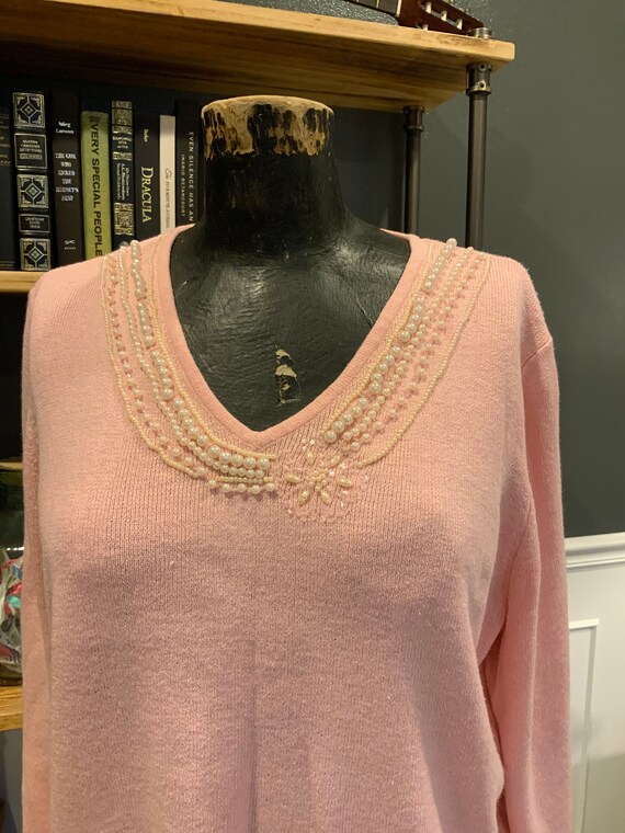Pull Femme Sag Harbor - Taille XL - Jaune - Manches Longues - En Acrylique - Occasion Très Bon état