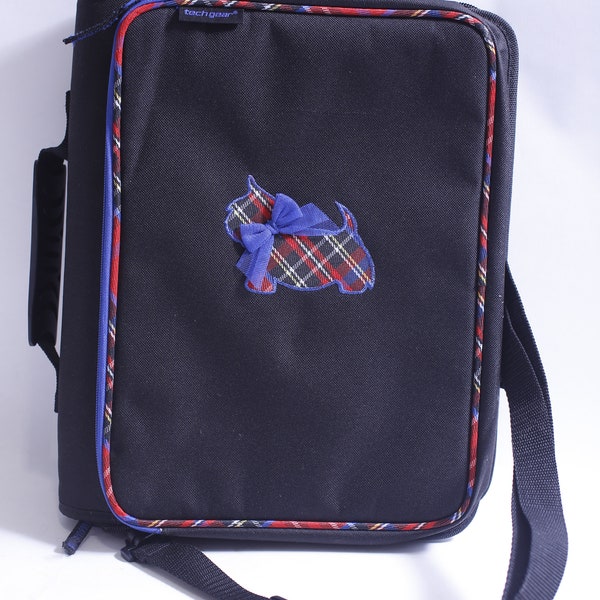 Tech Gear, Mega Filled, Binder, Briefcase, Pockets, Dividers, Office, School, Supplies, Organization, Handle, Shoulder Strap, ~ WH-019 515