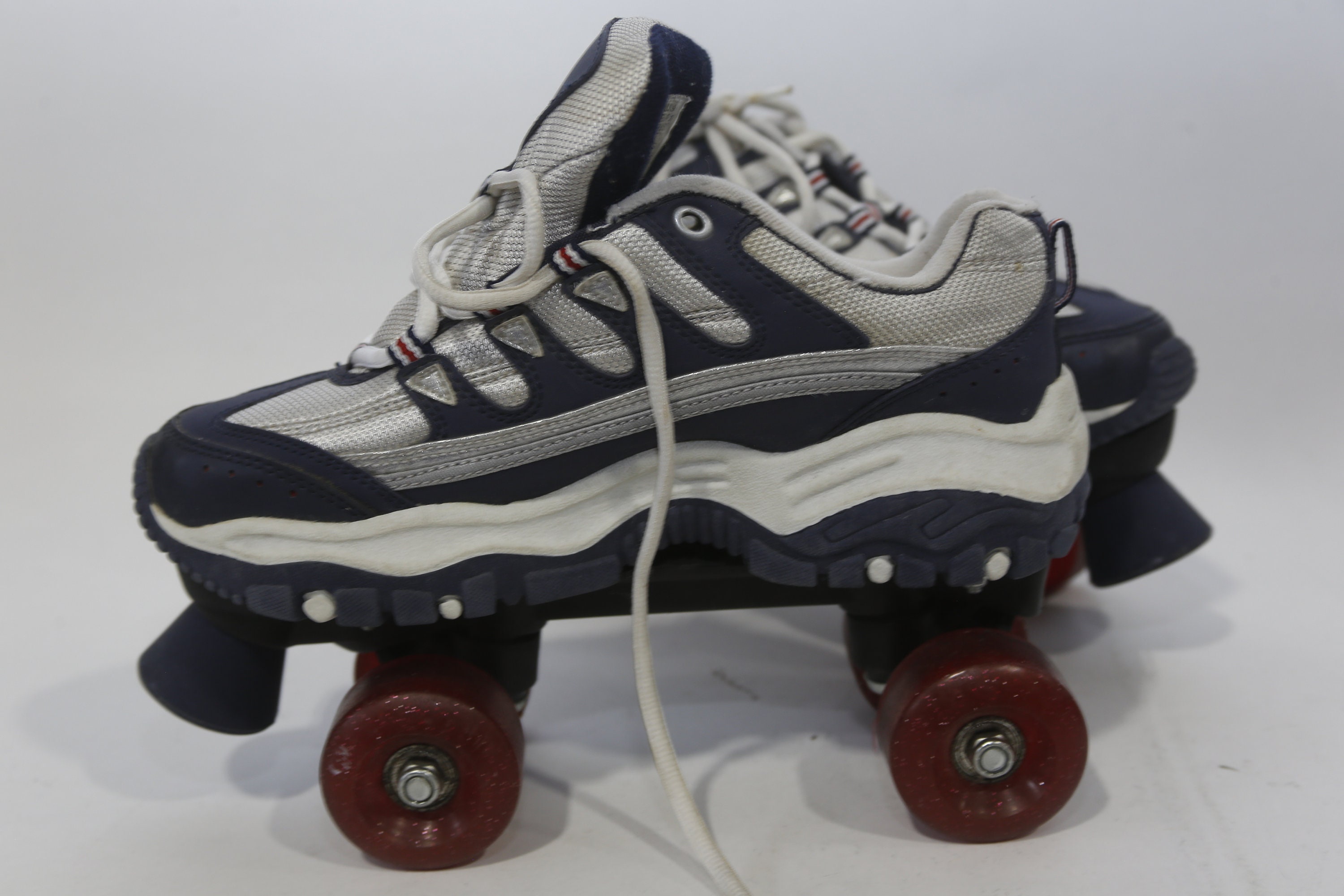Underholdning aften ekstremister Tennis Shoes Roller Skates Gray Blue Size 9 Womens 1990s - Etsy