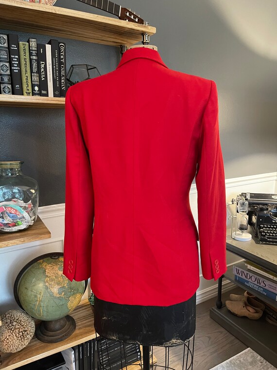 Pendleton, Red, Suit Jacket, Blazer, Long Sleeves… - image 5