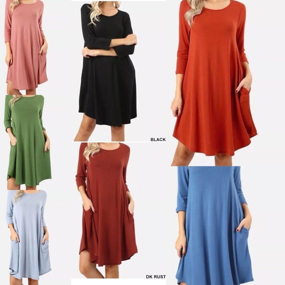 zenana premium swing dress
