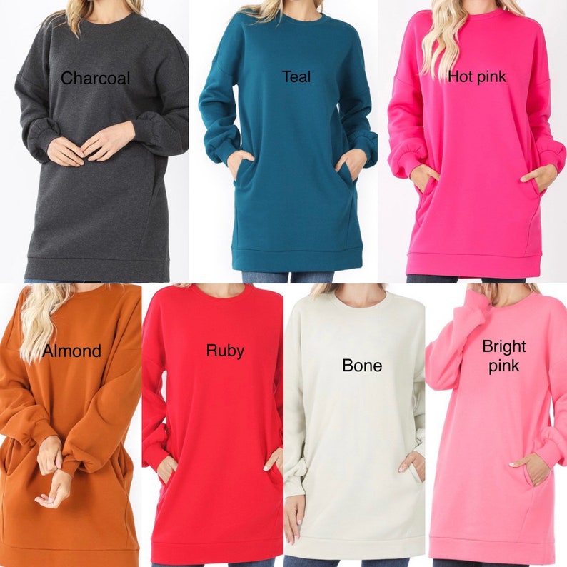 zenana outfitters sweatshirt dress