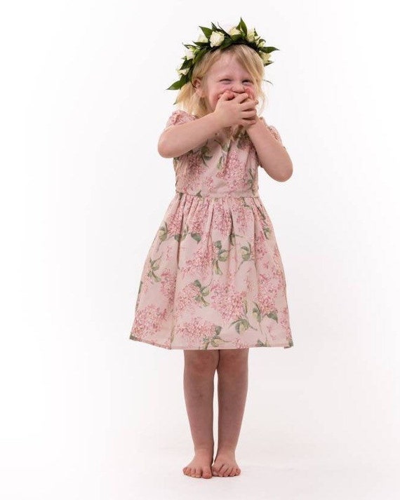 liberty print flower girl dresses