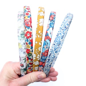 Liberty hairband - Skinny Alice Band - Girls Hair Bow - Liberty Print Bow -  Baby Bow - Gift for girls - Tana Lawn Hair Accessories