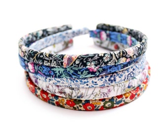 Liberty Print Alice Band - Slim Headband - Girls Floral Hair Band -  Liberty Hair Bow - Hair accessories - Toddler Alice Bands