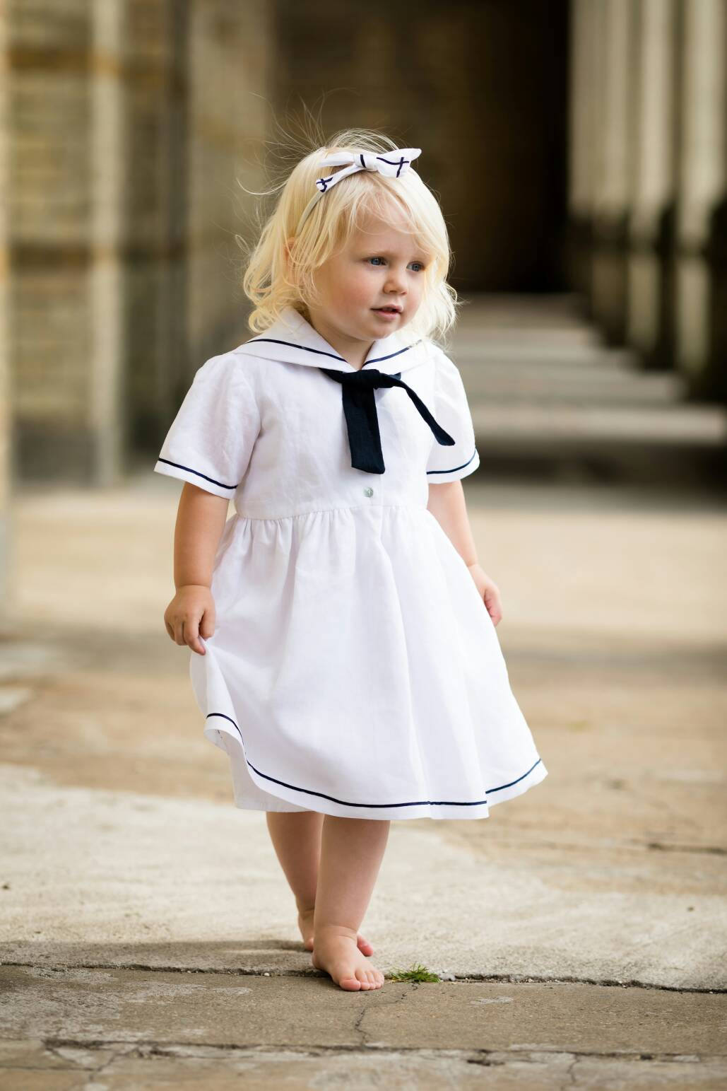 Baby girl sailor dress and hat sale