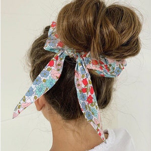 Hair scrunchie, Liberty scrunchie, hair ribbon, hair scarf, Liberty of London Accesories, girls scrunchie, girls hair band, hair tie