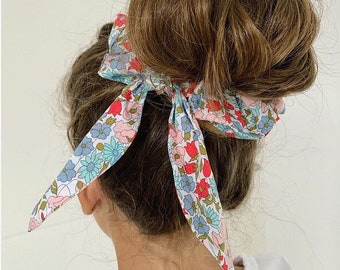 Hair scrunchie, Liberty scrunchie, hair ribbon, hair scarf, Liberty of London Accesories, girls scrunchie, girls hair band, hair tie