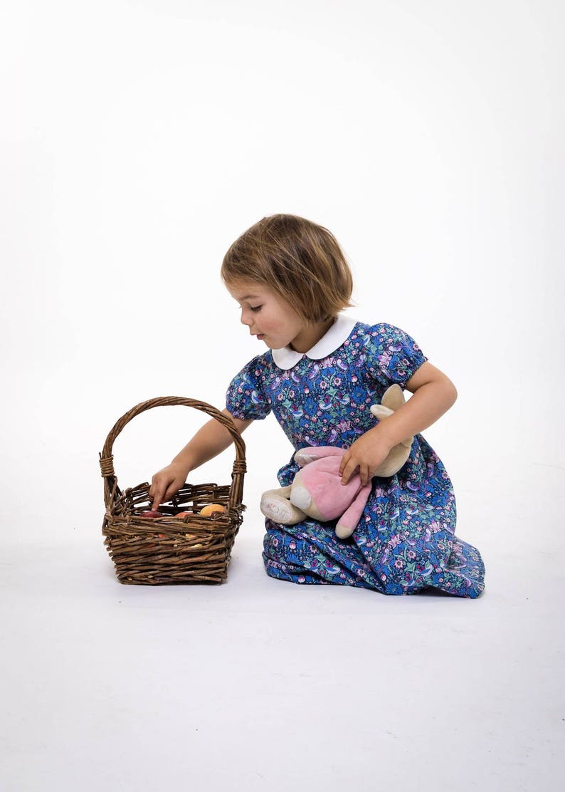 liberty print flower girl dresses