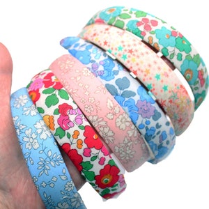 Liberty Print Alice Band - Floral Headband - Girls Hair Band -  Liberty Hair Bow - Hair accessories
