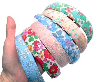 Liberty Print Alice Band - Floral Headband - Girls Hair Band -  Liberty Hair Bow - Hair accessories