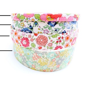 Liberty Print Alice Band - Pink Floral Headband - Girls Hair Band -  Liberty Hair Bow - Hair accessories