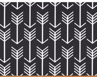 Premier Prints Arrow in Black Home Decor fabric 7 oz Cotton, 1 yard