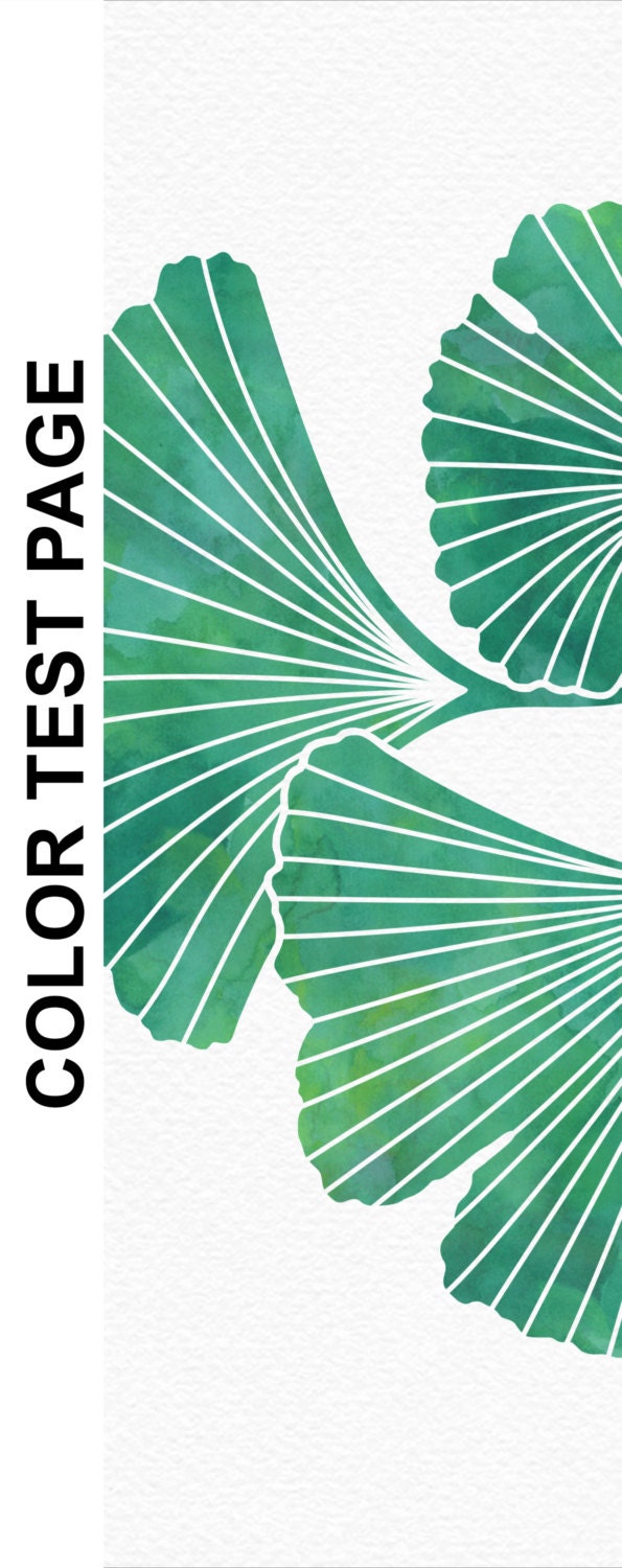 Digital Printable Artwork Ginkgo Leaf Wall Art Gingko Ginko Print Teal ...