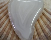 Horse Canyon Agate Freeform Heart Cabochon