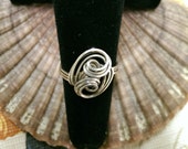 Double Swirl Ring