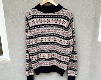 McGregor vintage pullover acrylic snowflake sweater