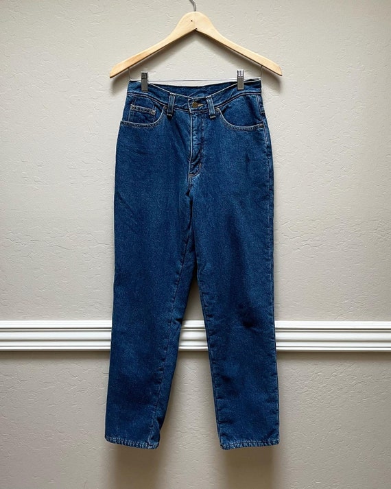 90s L.L.Bean fleece lined cotton jeans