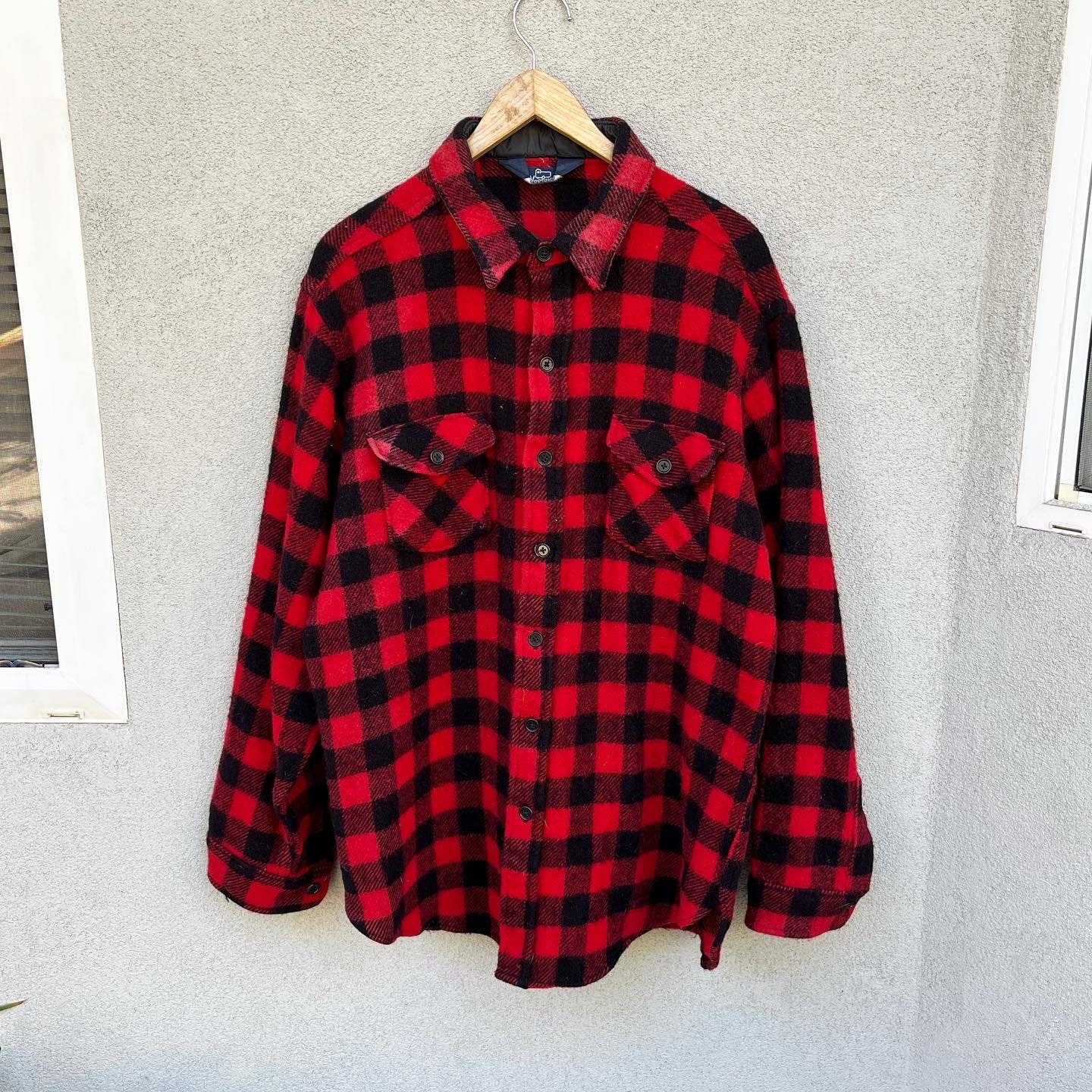 Check Overshirt - Etsy