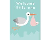 Card Welcome Little One
