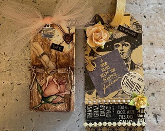 FREE SHIPPING: Clever Mousetrap Memo Holders, photo holders, altered mousetrap magnet