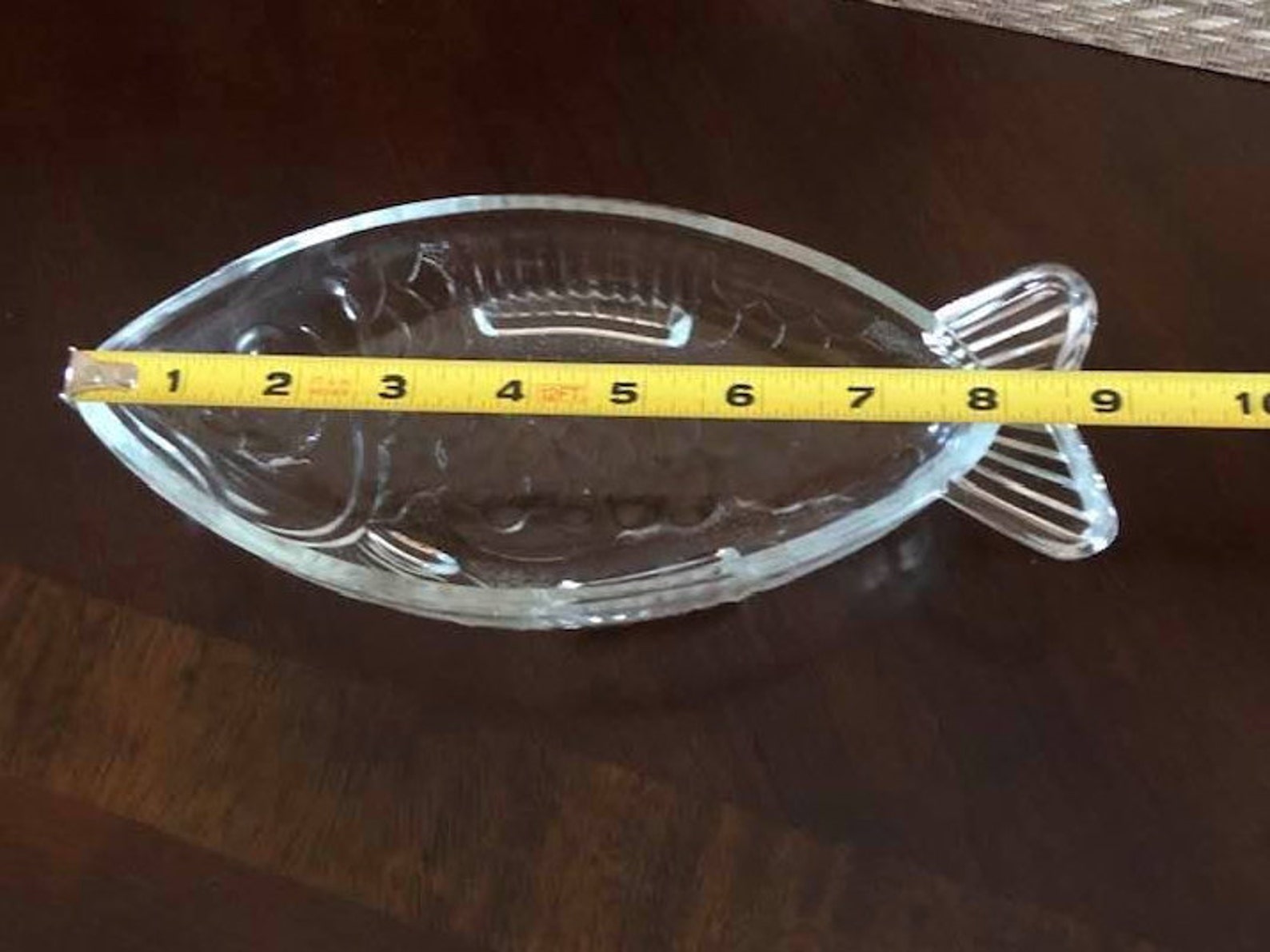 Vintage Unique Glass Fish Dish Rare Etsy UK