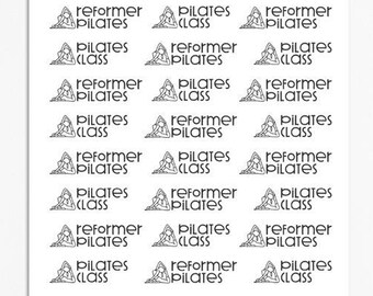 Pegatinas para planificador de clases de pilates / Pegatinas para pilates reformer / Pegatinas para pilates / Pegatinas para fitness (S-422)