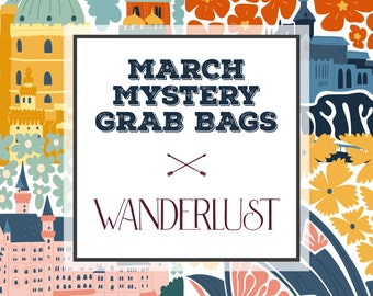 March 2024 MYSTERY GRAB BAGS | Wanderlust | Planner Stickers | Mini Stickers | Stationery Goodies | Fantastic Value