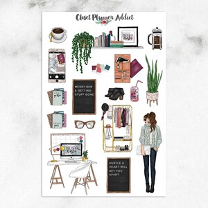 Planner stickers meisje baas | Mysterieuze grabbelton december 2017 | Boss Babe-stickers | Lifestyle-stickers (MGB-17 DEC)