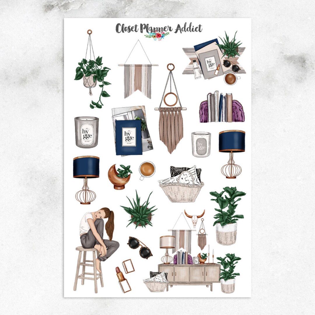 Time for Hygge Planner Stickers Mystery Grab Bag March 2018 - Etsy