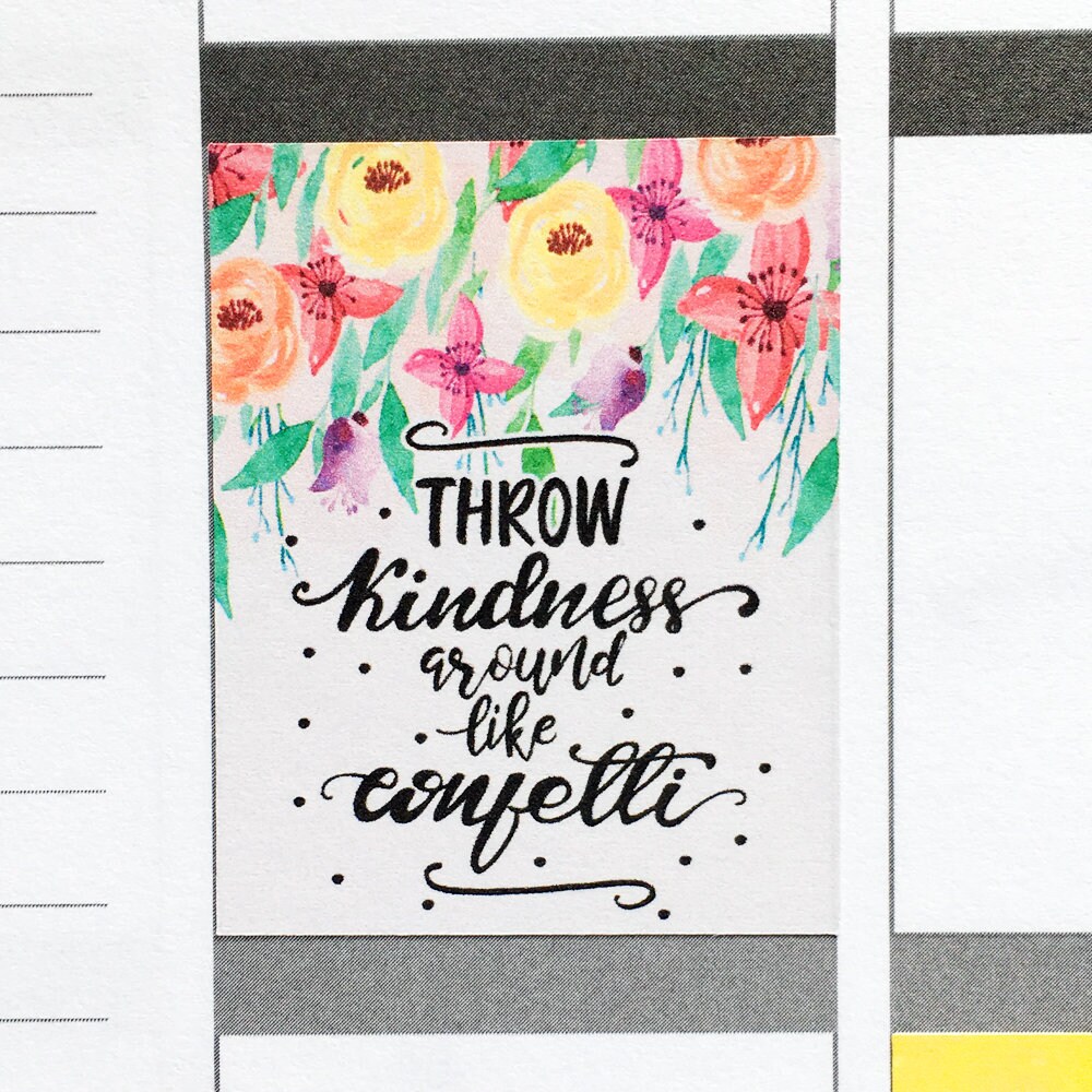 Motivational Quotes Planner Stickers Inspirational Quotes Etsy