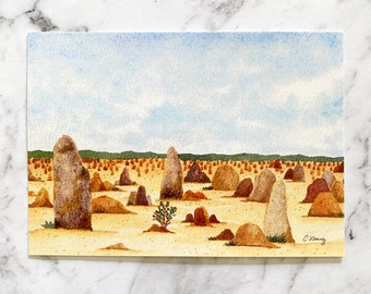 The Pinnacles Western Australia Postcard | Australian Landscape Postcard | Australian Postcard | Premium Postcard | Postcrossing (PC-032)