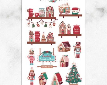 Merry Everything Christmas Planner Stickers / Christmas Stickers / Cascanueces Stickers / Christmas Shop Stickers (MGB-NOV21)