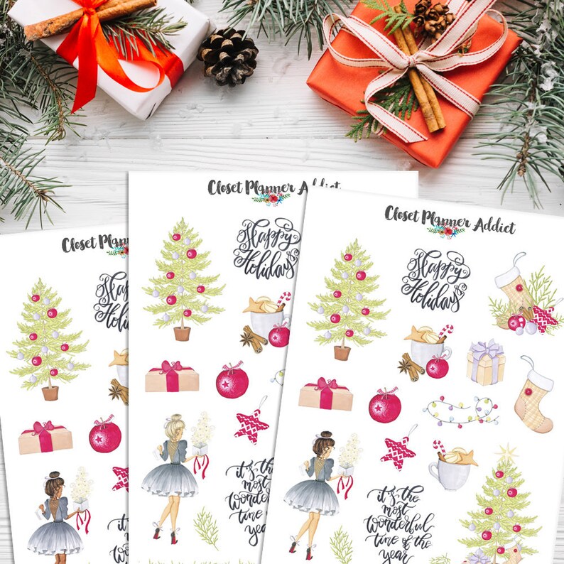 Magic of Christmas Planner Stickers Christmas Stickers  Etsy
