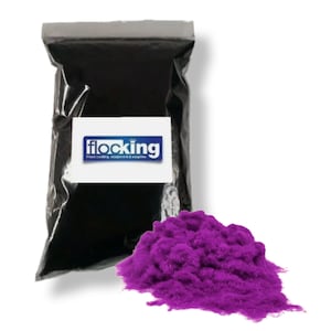 Flocking Fibre Powder (Purple) - 1mm Nylon Flock