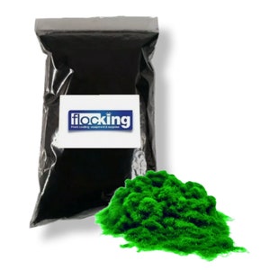 Flocking Fibre Powder (Snooker Green)- 1mm Nylon Flock
