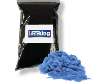 Flocking Fibre Powder (Aqua Blue) - 1mm Nylon Flock