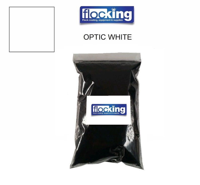Optic White FLOCK FIBRES Flocking Fibers image 1