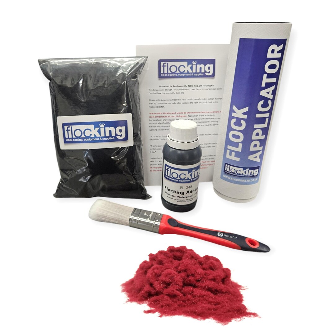 Powder. Sprinkle Flocking Flocking Kit (bordeaux) -flocking Powder, Flocking Glue, Flocking ...
