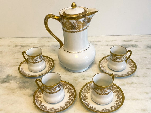 Hand Painted Prussia Tea Pot (DEB) Hand Painted Prussia Tea Pot (DEB)