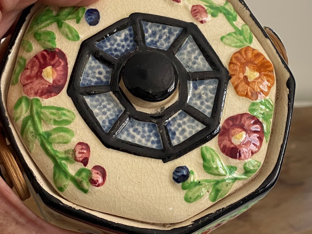 VINTAGE BISCUIT JAR Japanese Biscuit Jar Biscuit Jar Etsy