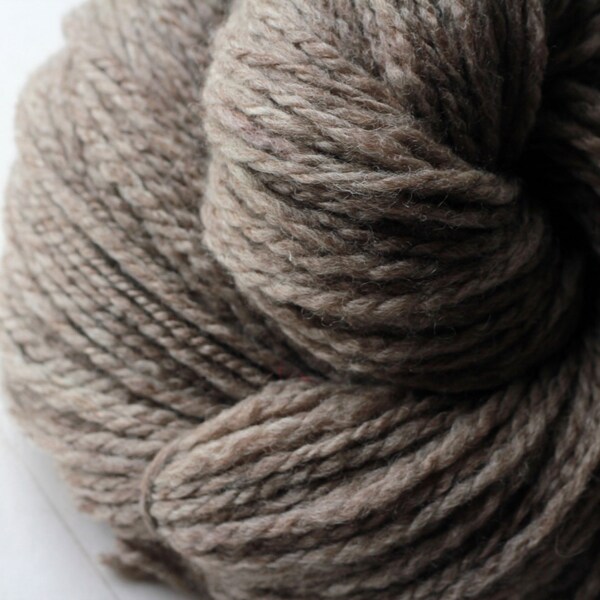 Oatmeal Handspun BFL Wool Yarn