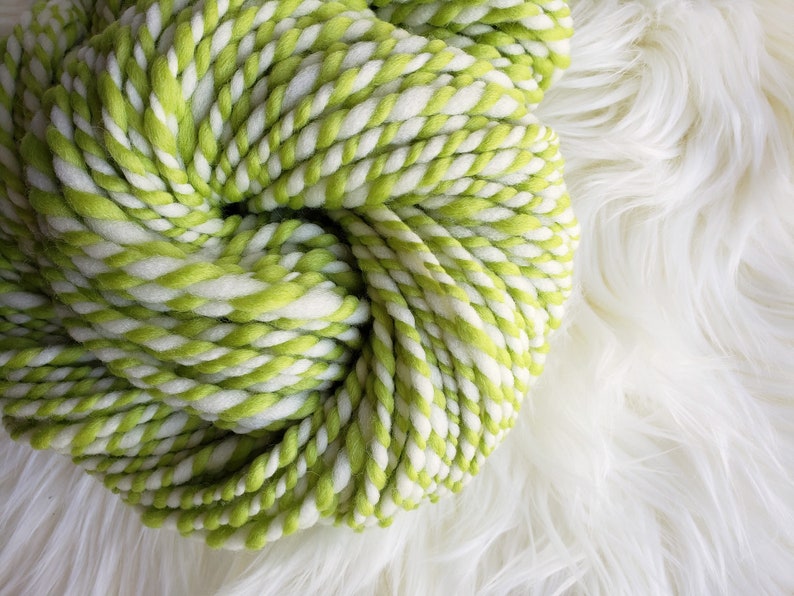 3.6 oz 90 yds Handspun 2-Ply Merino Wool Yarn